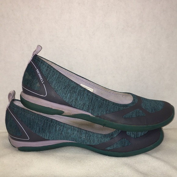 Merrill select fresh teal flats size 8 comfort - Picture 7 of 8